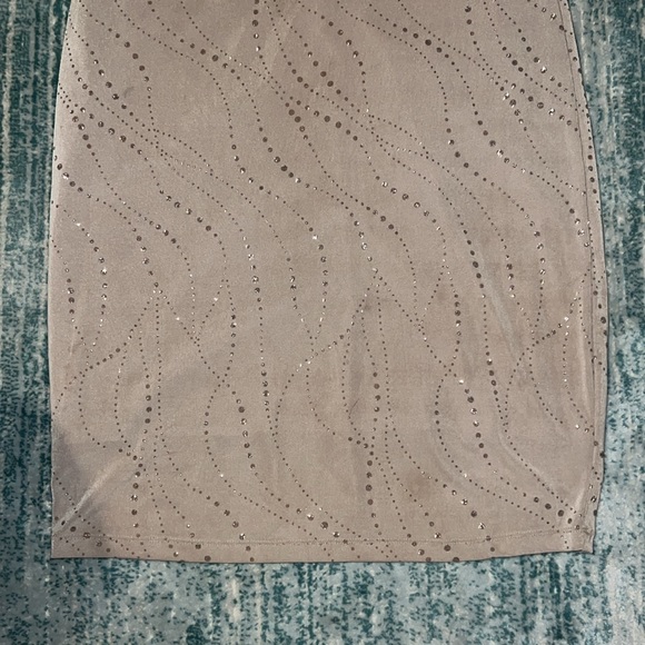 SPARKLY CREAM SLEEVELESS DRESS - Picture 3 of 7